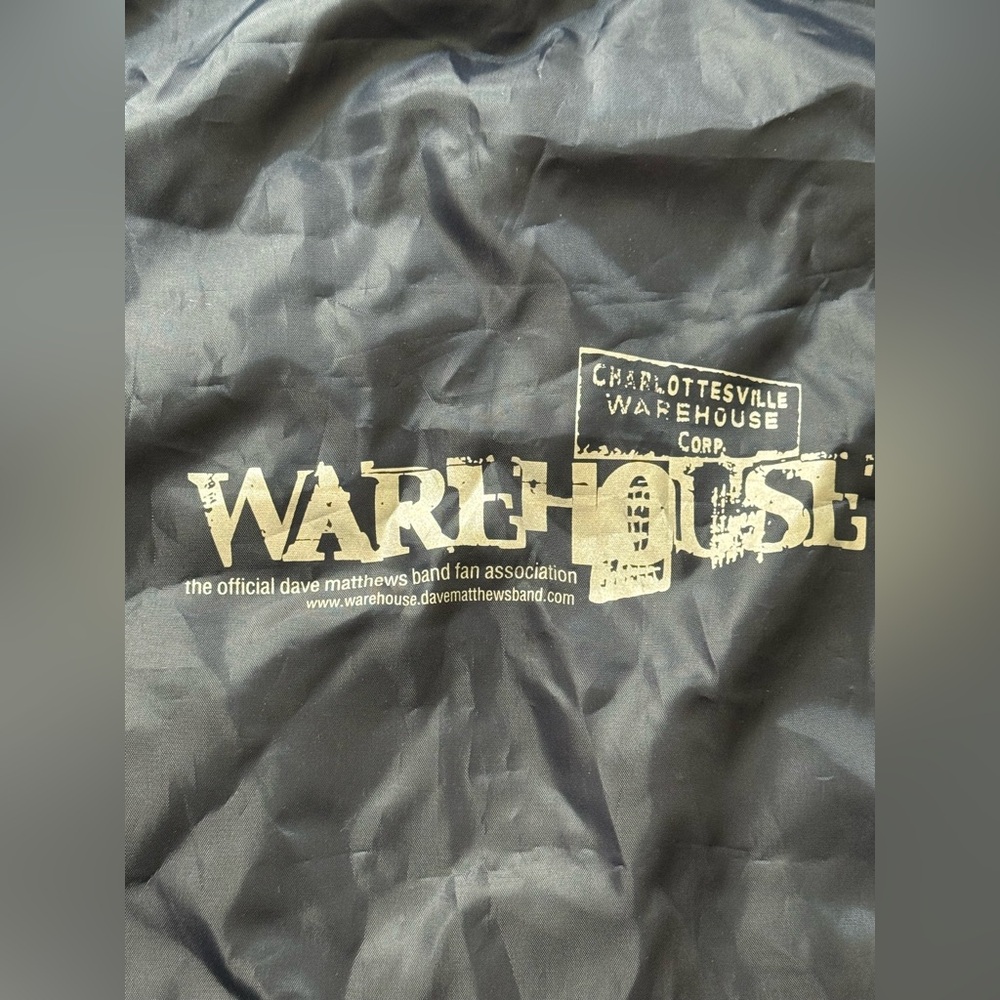 NWOT DMB Warehouse Drawstring Bag